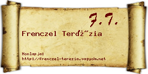 Frenczel Terézia névjegykártya