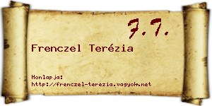 Frenczel Terézia névjegykártya